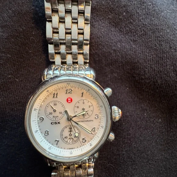 Silver Chronograph women Watch - Picture 1 of 9